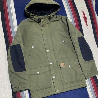 カーハート(carhartt)の90s 古着 カーハート トラッパーパーカー アースカラー  ロゴタグ ゆるだぼ(ブルゾン)