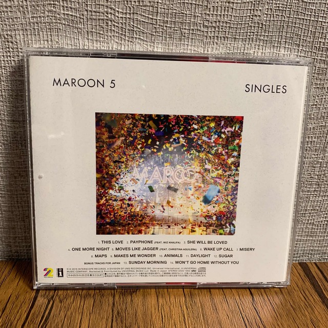 マルーン5  「SINGLS」 エンタメ/ホビーのCD(ポップス/ロック(洋楽))の商品写真