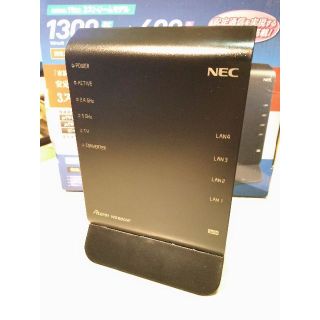 エヌイーシー(NEC)のWi-Fi無線ルーター　NEC　PA-WG1900HP(PC周辺機器)