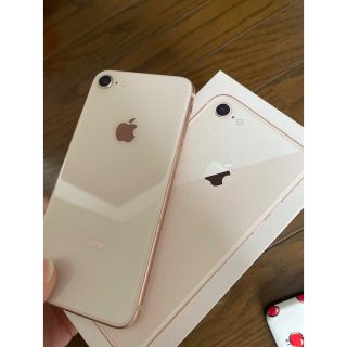 アイフォーン(iPhone)のsapphireさま専用【箱付き】iPhone8 (スマートフォン本体)