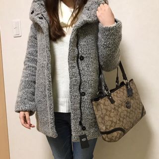 アズールバイマウジー(AZUL by moussy)の♡新品ＡＺＵＬマウジー☆中綿ブークレコート グレー M♡(その他)