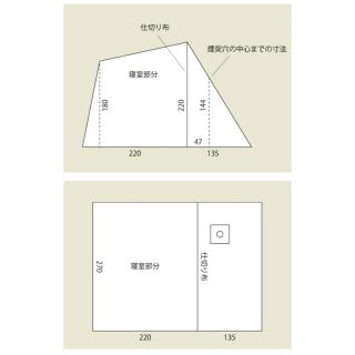 YOKA CABIN FLYSHEET付 ダークカーキカラー 新品未使用品の通販 by