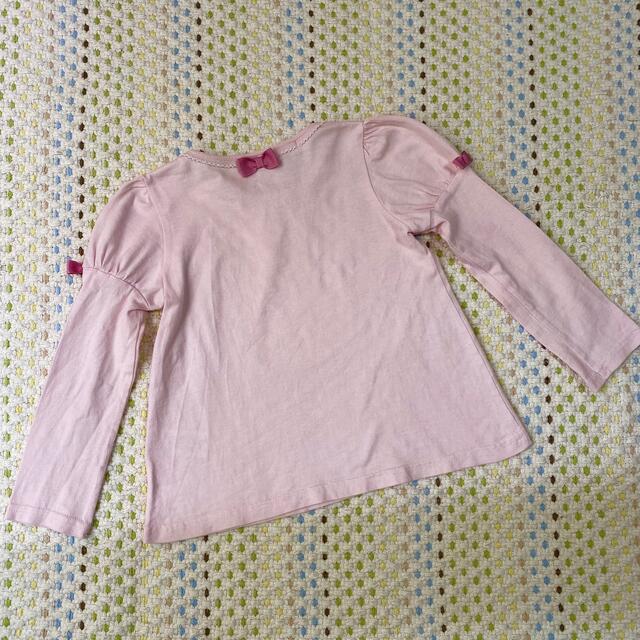 anyFAM(エニィファム)のany FAM パフスリーブカットソー110㎝ キッズ/ベビー/マタニティのキッズ服女の子用(90cm~)(Tシャツ/カットソー)の商品写真