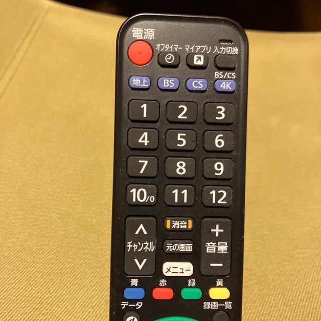 Panasonic(パナソニック)のパナソニック　TVリモコン　N2QBYA000043 中古 スマホ/家電/カメラのテレビ/映像機器(その他)の商品写真