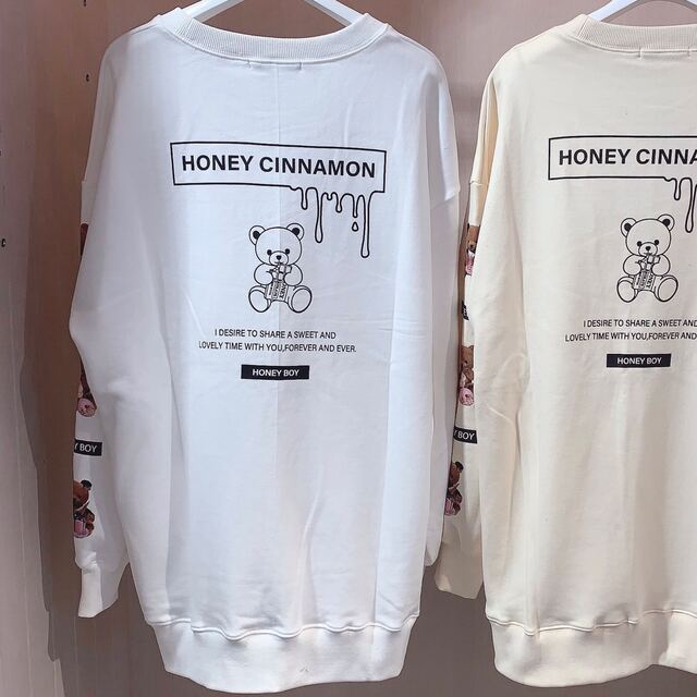HONEY CINNAMON ハニーシナモンSWEETS シナモンズスウェット