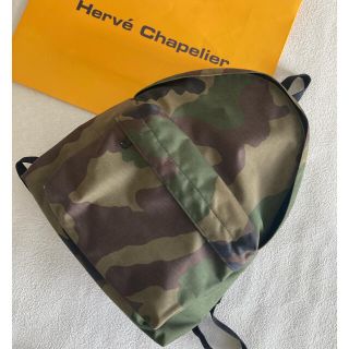 エルベシャプリエ(Herve Chapelier)の激レア　エルベシャプリエ　バックパック　カモフラ　コーデュラ(リュック/バックパック)