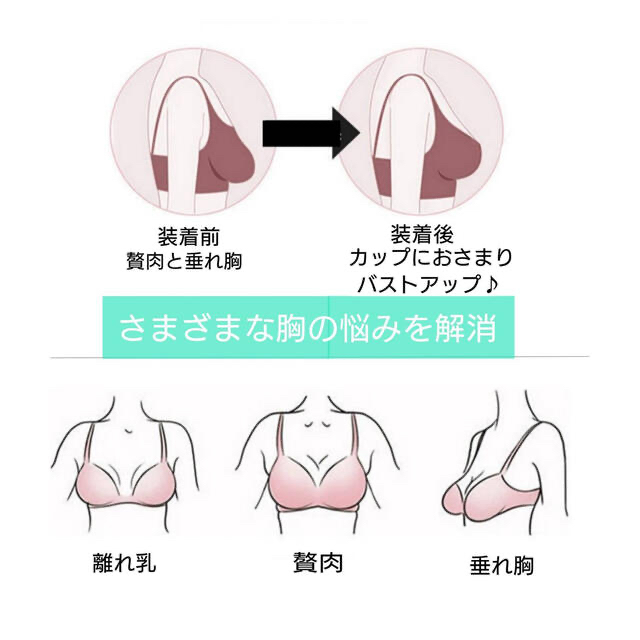 【cocoaさま】ノンワイヤーブラ 3L 小さく見せるブラ くすみ 2点 レディースの下着/アンダーウェア(その他)の商品写真