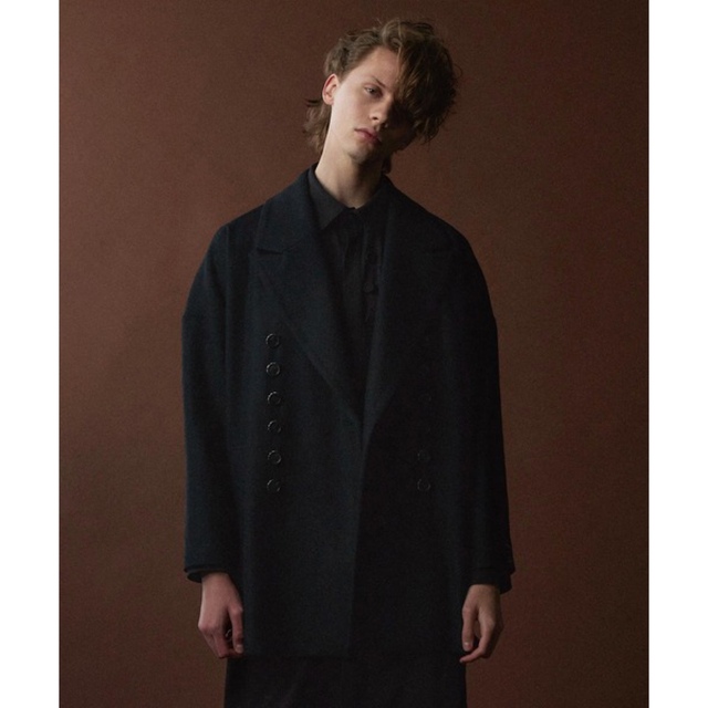 SHAREEF(シャリーフ)のSHAREEF 2021AW WOOL MELTON MIDDLE COAT メンズのジャケット/アウター(ピーコート)の商品写真