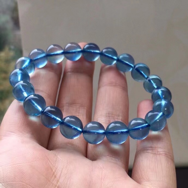 ⭐︎【天然】アクアマリン ブレスレット 9.2mm | www.innoveering.net