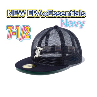 ニューエラー(NEW ERA)のNEW ERA × Essentials コラボ キャップ 7-2/1 NAVY(キャップ)