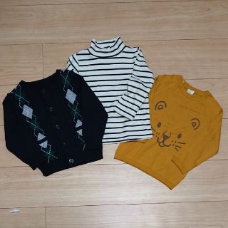 コムサイズム(COMME CA ISM)の男の子 トップス ニット カーディガン まとめ売り(Tシャツ/カットソー)