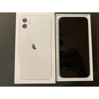 アイフォーン(iPhone)の【美品】iPhone11 256GB ホワイト SIMフリー(スマートフォン本体)