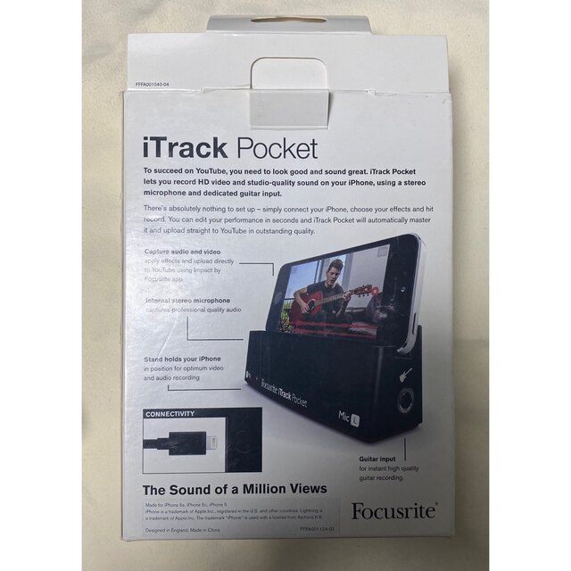 【訳あり、現状処分】iTrack Pocket Focusrite製 楽器のレコーディング/PA機器(その他)の商品写真