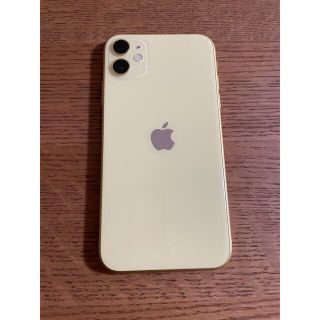 アップル(Apple)のPhone 11  イエロー　128GB バッテリー100%(スマートフォン本体)