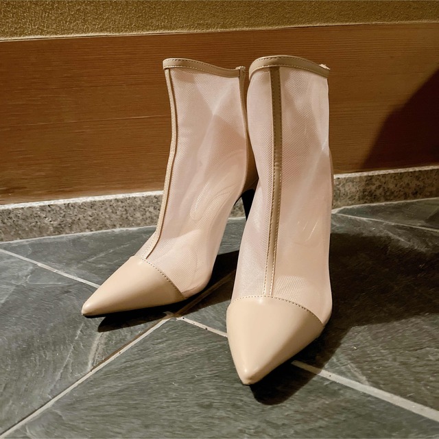 GRL グレイル メッシュショートブーツの通販 by fwat shop|グレイルならラクマ 値下げ!GRL メッシュショートブーツ 25㎝