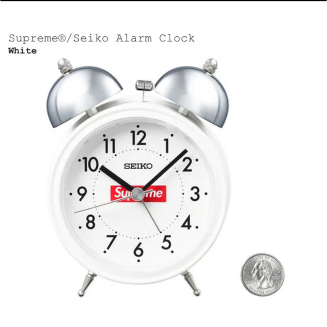 Supreme(シュプリーム)の 【新品未使用】Supreme Seiko Alarm Clock 時計 インテリア/住まい/日用品のインテリア小物(置時計)の商品写真