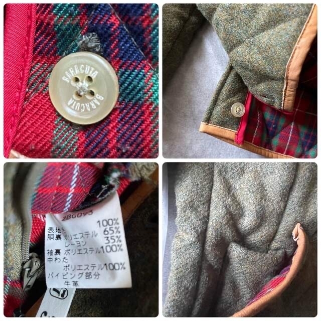 BARACUTA(バラクータ)のBARACUTA バラクータ　ウール　ツイードキイルティングジャケット レディースのジャケット/アウター(その他)の商品写真