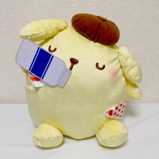 ポムポムプリン(ポムポムプリン)の【送料無料】新品 サンリオ ポムポムプリン 昭和レトロな銭湯 BIGぬいぐるみ(ぬいぐるみ)