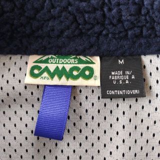 camco - カムコ CAMCO フリースベスト M ネイビー USA製