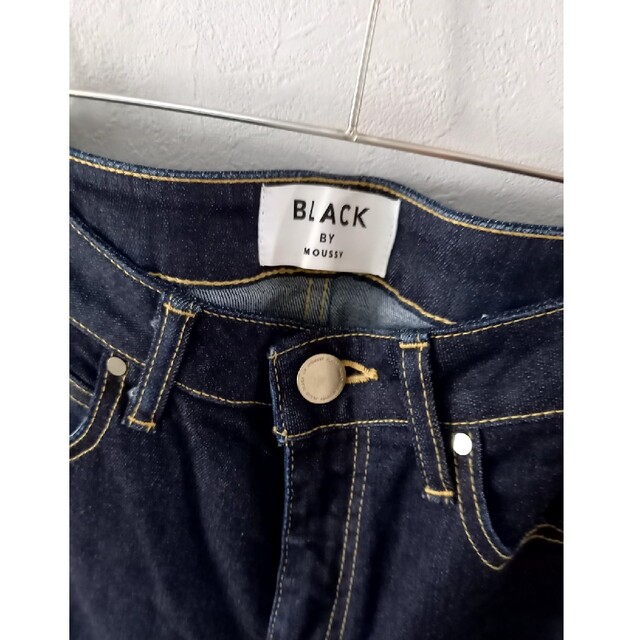 BLACK by moussy(ブラックバイマウジー)のBLACK BY MOUSSY ストレッチデニムパンツ レディースのパンツ(デニム/ジーンズ)の商品写真