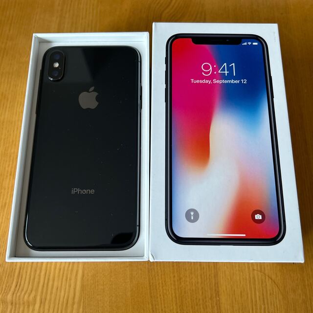 iPhone X スペースグレイ 256GB SIMフリー