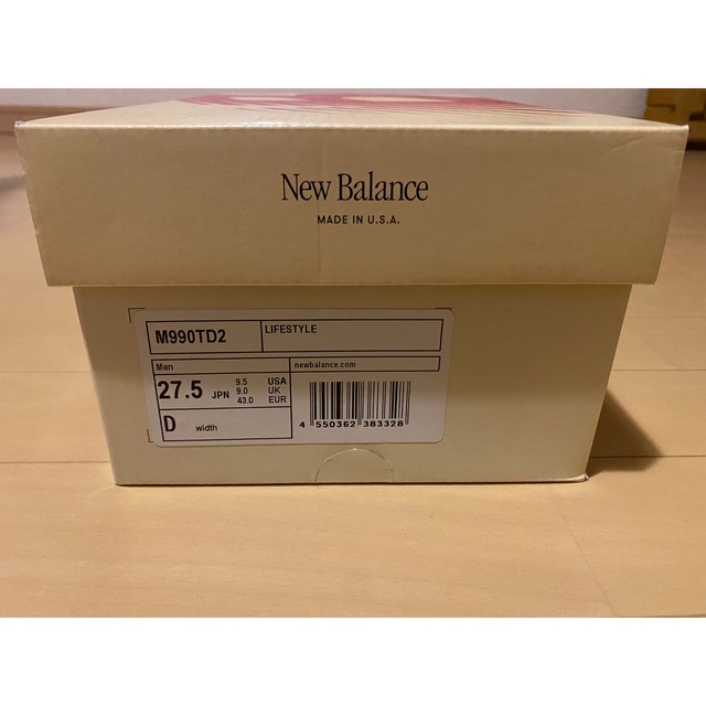 New Balance M990TD2 Grey 27.5cm 6