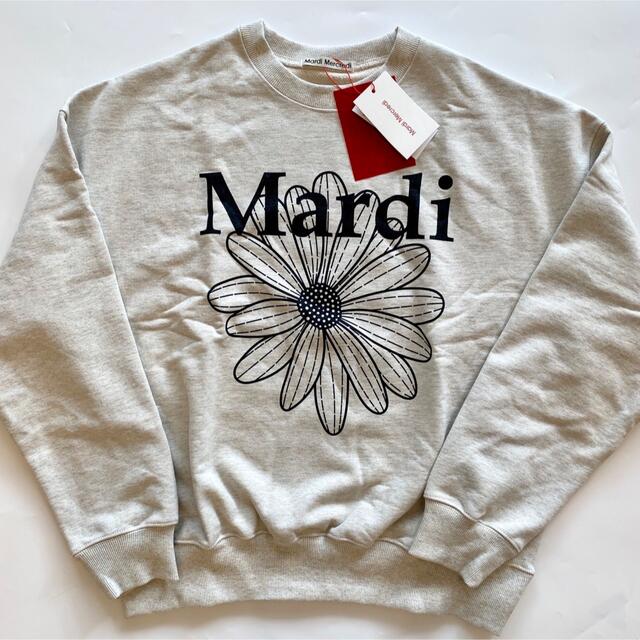 マルディメクルディ Mardi Mercredi スウェット グレー×グリーン