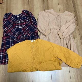 ムジルシリョウヒン(MUJI (無印良品))の100センチ　女の子服セット売り(ワンピース)