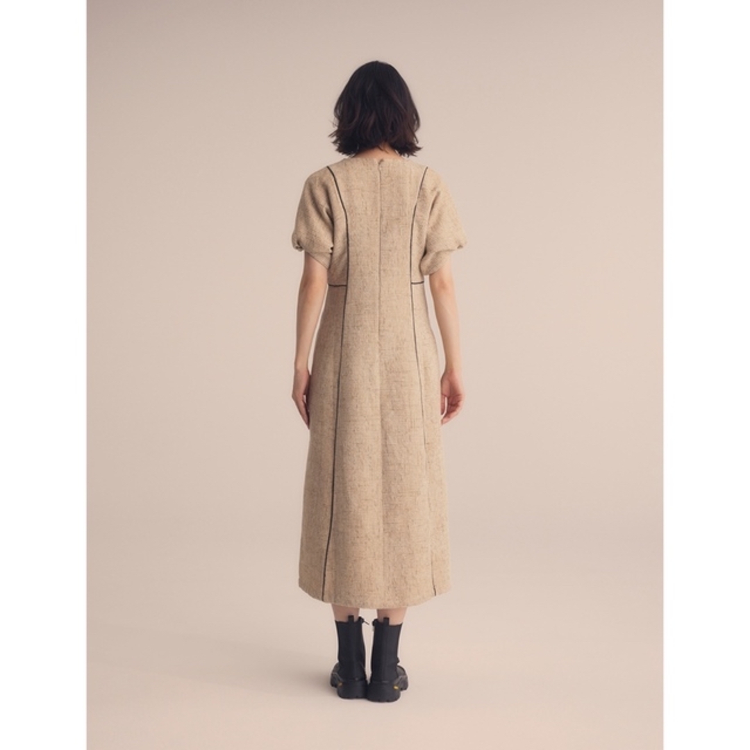 RANDEBOO ランデブー Tweed puff dress