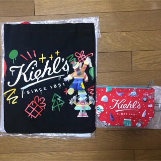 キールズ(Kiehl's)のキールズ　2022 冬　ホリデイノベルティ　ポーチ&トートバッグ(ノベルティグッズ)