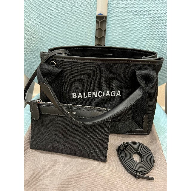 半額SALE☆ Balenciaga XS ネイビーカバス バレンシアガ ✨確実正規品