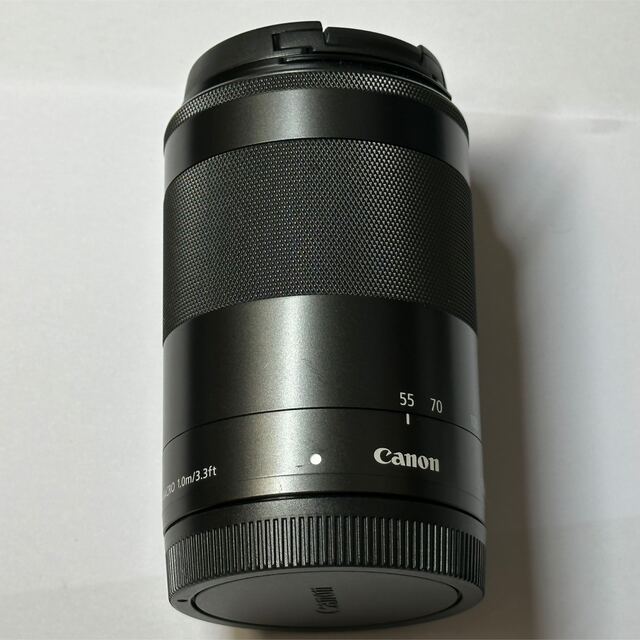 Canon(キヤノン)のEF-M 55-200mm F4.5-6.3 IS STM グラファイト スマホ/家電/カメラのカメラ(レンズ(ズーム))の商品写真