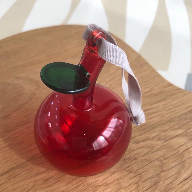 marimekko(マリメッコ)の新品 3個セット iittala イッタラ りんご クリスマス オーナメント インテリア/住まい/日用品のインテリア小物(置物)の商品写真