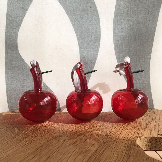 新品 3個セット iittala イッタラ りんご クリスマス オーナメント