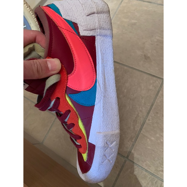 KAWS × sacai × Nike Blazer Low "Team Red