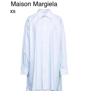 マルタンマルジェラ(Maison Martin Margiela)の【新品】Maison Margiela シャツワンピース　ストライプ(シャツ/ブラウス(長袖/七分))