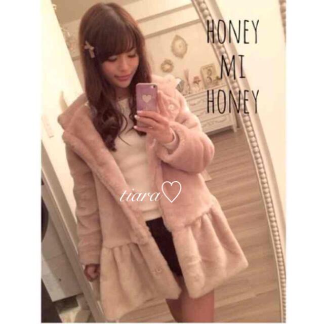 honey mi honey うさみみ ファーコート ☆新品 verybrain 新着商品 www