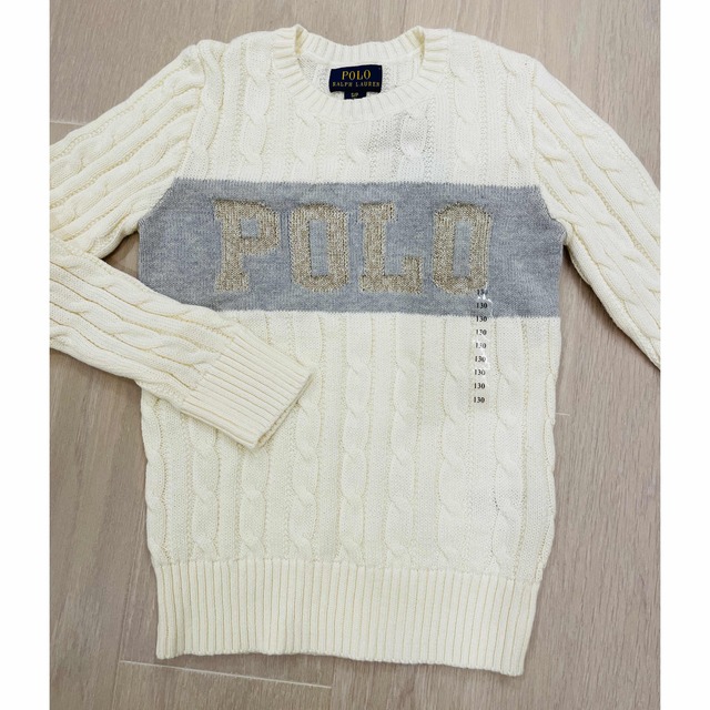 POLO RALPH LAUREN(ポロラルフローレン)のポロ ラルフローレン キッズ ニット セーター キッズ/ベビー/マタニティのキッズ服女の子用(90cm~)(ニット)の商品写真