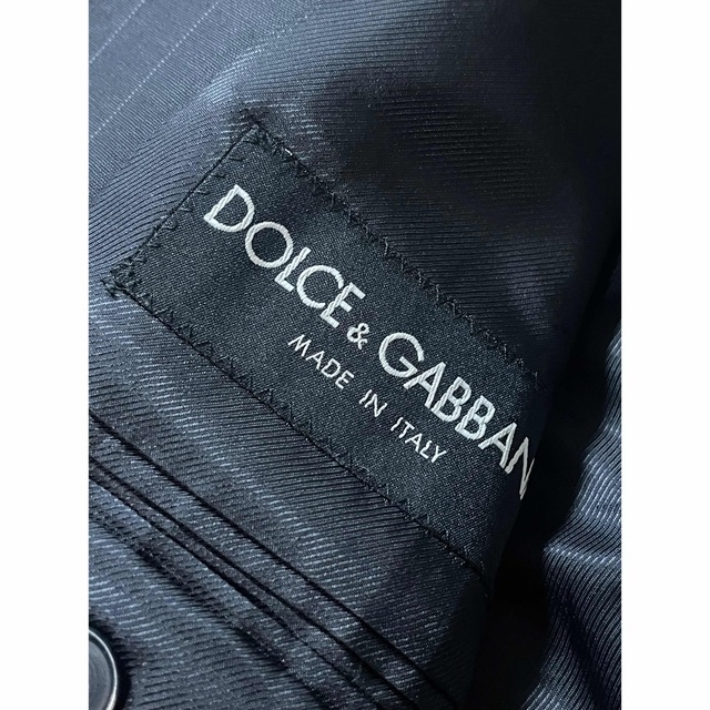 DOLCE&GABBANA(ドルチェアンドガッバーナ)のドルチェ&ガッパーナ　スーツ　テーラードジャケット　ストライプ メンズのジャケット/アウター(テーラードジャケット)の商品写真