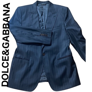 ドルチェアンドガッバーナ(DOLCE&GABBANA)のドルチェ&ガッパーナ　スーツ　テーラードジャケット　ストライプ(テーラードジャケット)