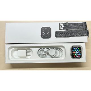 アップル(Apple)のApple Watch 5 チタニウム44mm Apple care+(その他)