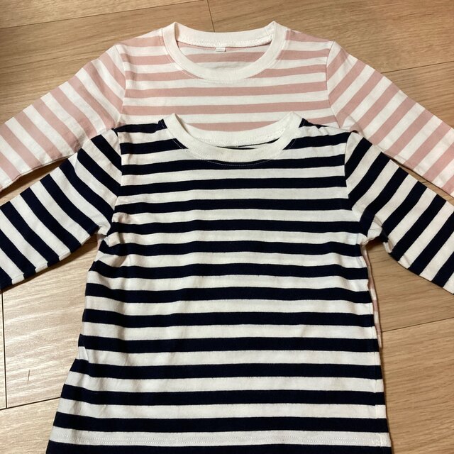 MUJI (無印良品)(ムジルシリョウヒン)の無印良品子供服　2枚組セット キッズ/ベビー/マタニティのキッズ服男の子用(90cm~)(Tシャツ/カットソー)の商品写真