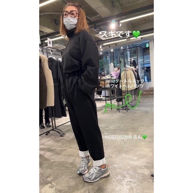 ⭐︎新品⭐︎ gypsohila ジプソフィア ホワイトヘムパンツ 無料配達