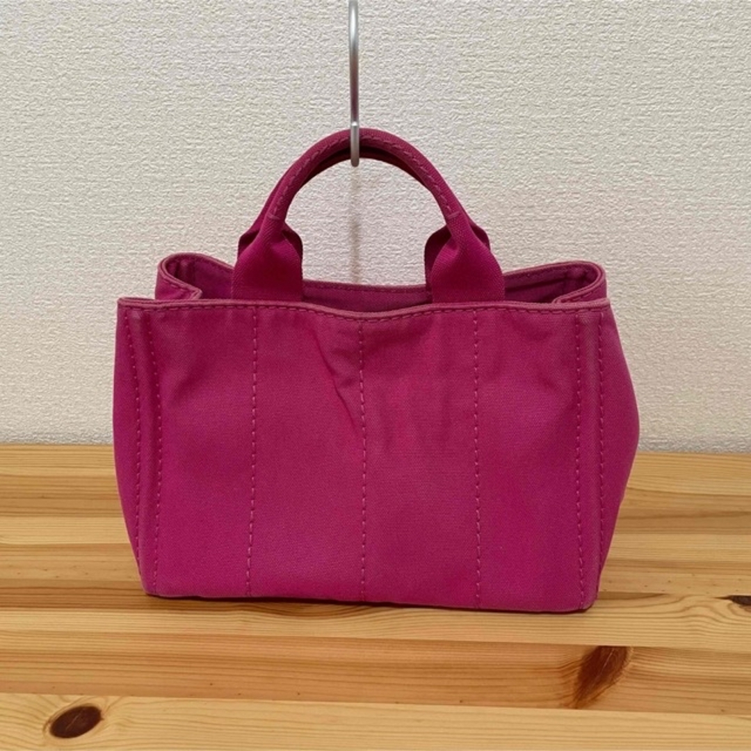 PRADA  プラダ カパナ ピンク S トートバッグ