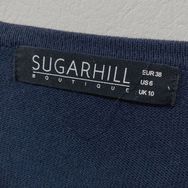 ROSE BUD(ローズバッド)のローズバッド　SUGARHILL  鹿　ニット　セーター　トップス　ネイビー レディースのトップス(ニット/セーター)の商品写真