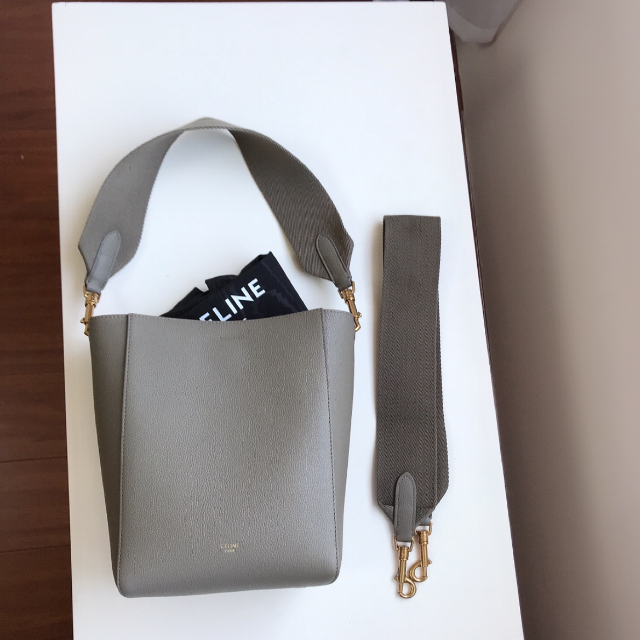逸品】 CELINE - celine セリーヌ ラージ サングル バケット