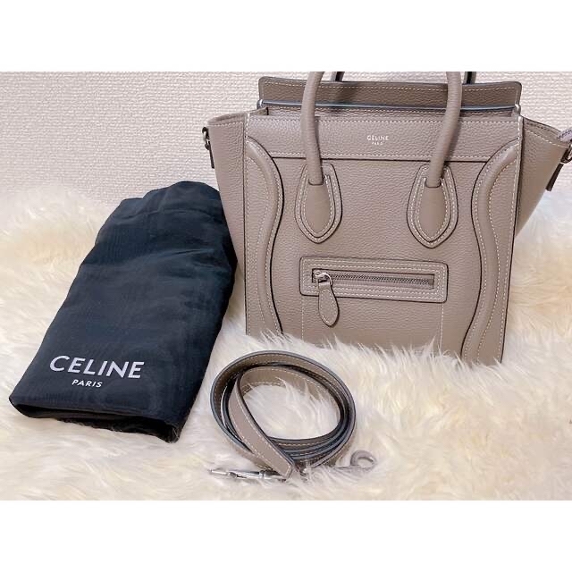 CELINE ラゲージ　ナノ　スリハンドバッグ