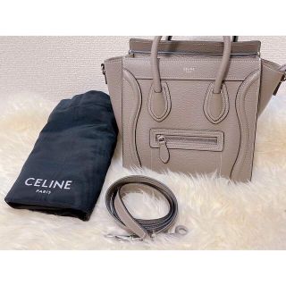 セリーヌ(celine)のCELINE ラゲージ　ナノ　スリ(ハンドバッグ)