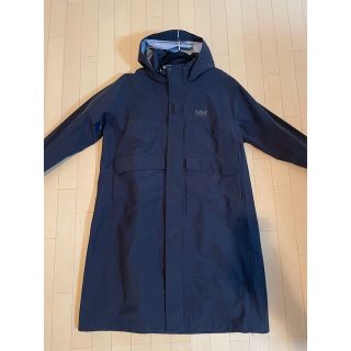 ヘリーハンセン(HELLY HANSEN)のヘリーハンセン　ロングコート　黒　Lサイズ(ロングコート)