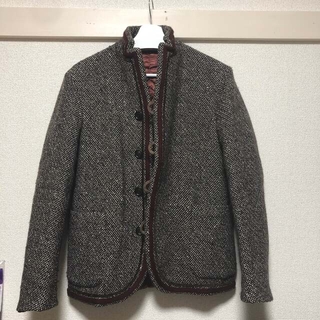 コモリ(COMOLI)のKolor  tweed jacket ツイードジャケット(テーラードジャケット)